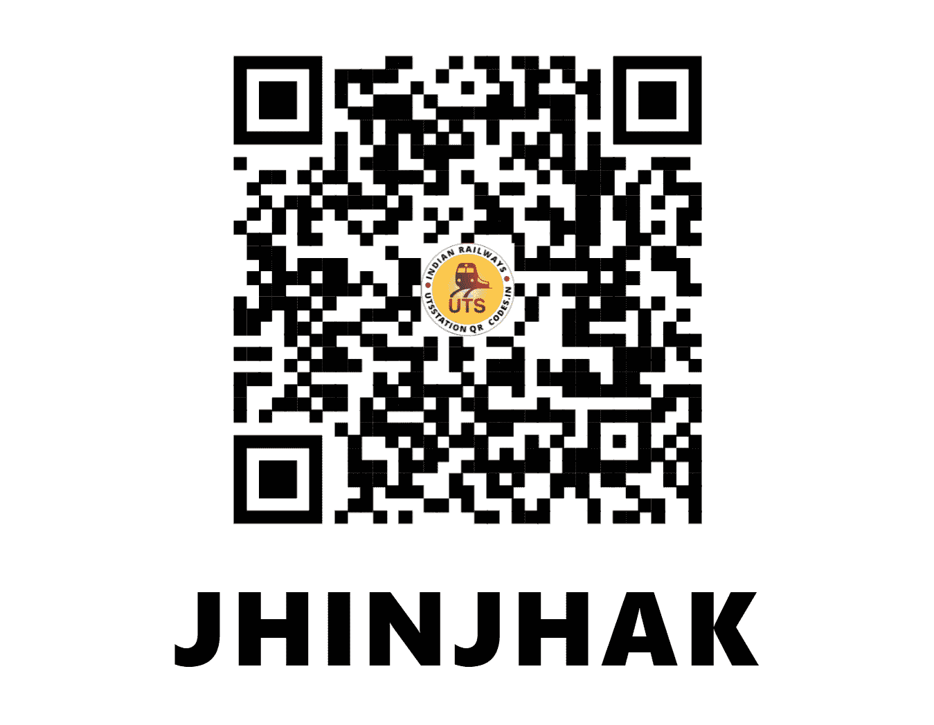 UTS QR Code for JHINJHAK - JJK - NC (UTTAR PRADESH)